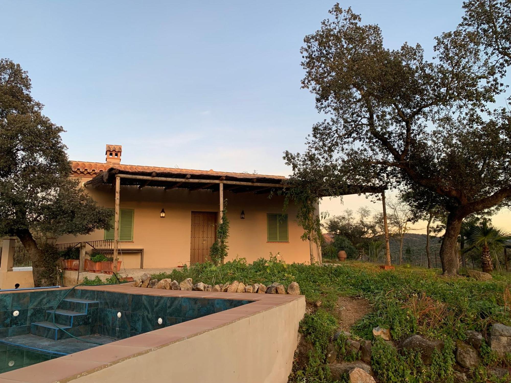 Alojamiento Rural En Aracena. Finca El Rehilete Bagian luar foto